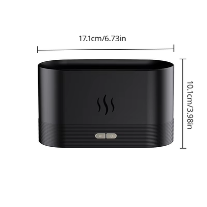 Perfume Humidifier Ultrasonic Air Humidifier with LED Lighting Simulation Colorful Flame Fragrance Machine