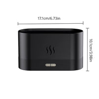 Perfume Humidifier Ultrasonic Air Humidifier with LED Lighting Simulation Colorful Flame Fragrance Machine